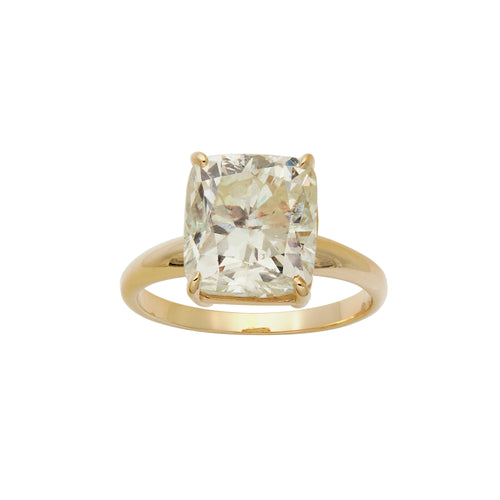 6.60ct Radiant Cut Diamond Ring