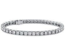 Load image into Gallery viewer, 15.33 Carats 18kt White Gold Diamond Tennis Bracelet
