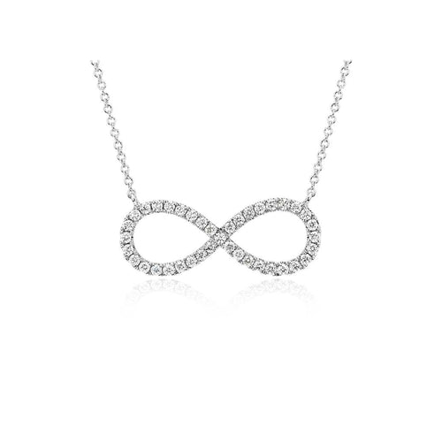 Diamond Infinity Necklace .50 Carats
