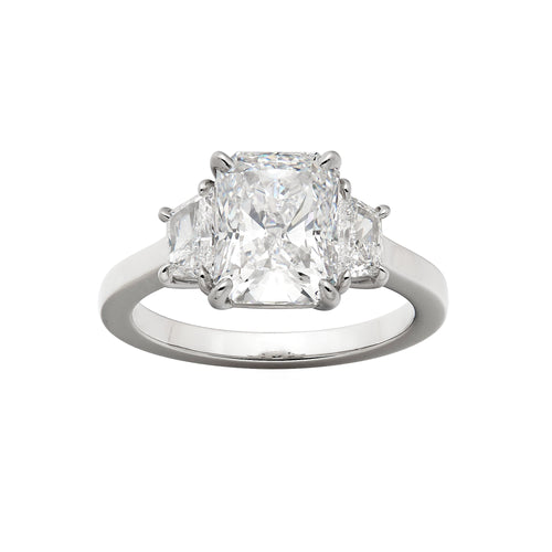 3.01 Carat Radiant GIA Certified Diamond Engagement Ring