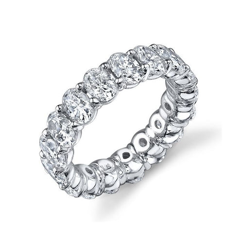 5.60ct Oval Cut Eternity Band